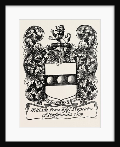William Penn's Book-Plate by Anonymous