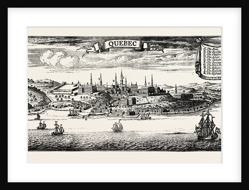 Old View of Quebec, from Popple' S American Atlas, 1730, Canada by Anonymous