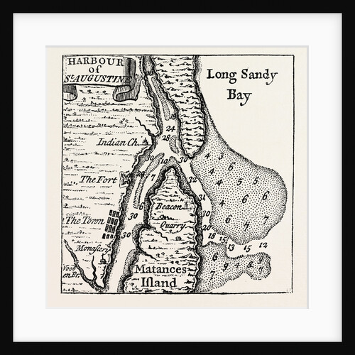 Harbour of St. Augustine by Anonymous