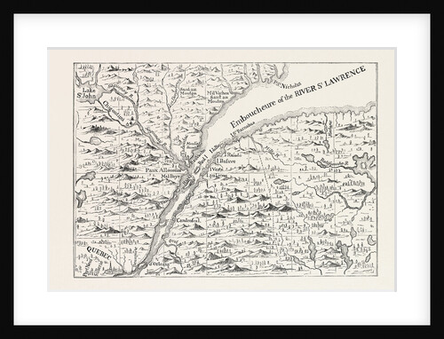 The Course of the River St. Lawrence As Far As Quebec by Anonymous