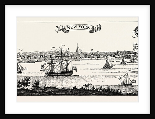 Old View of New York by Anonymous