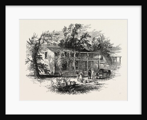 A Planter's House in Georgia by Anonymous