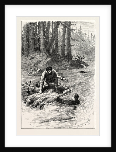 Washington Crossing the Alleghany, North America by Anonymous