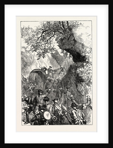Braddock's Forces Surprised by an Ambuscade by Anonymous