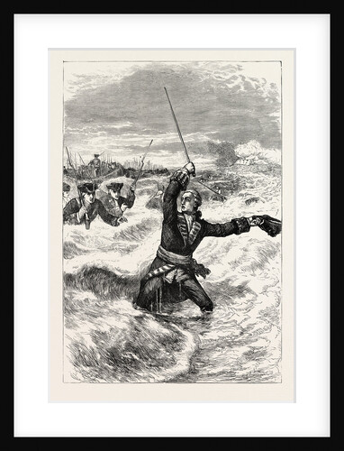 Wolfe Landing at Louisburg, North America by Anonymous