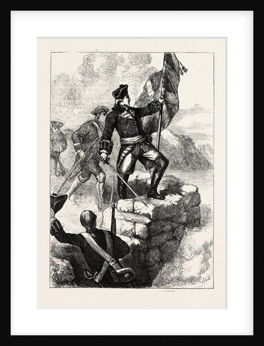 Washington Planting the British Flag at Fort Duquesne by Anonymous