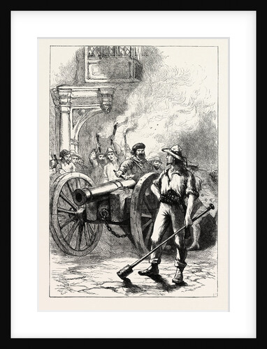 The Mob Firing Cannon Before the Court House Where M'Leod Was Imprisoned by Anonymous