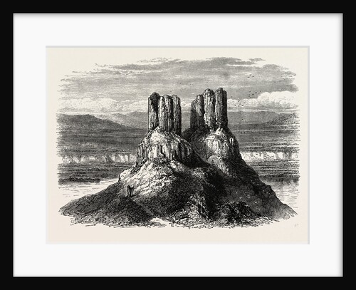 Basaltic Pinnacles on the Columbia River by Anonymous