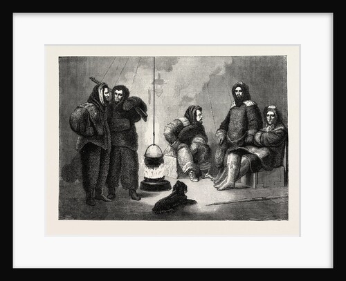 Kane and His Companions in Their Vessel by Anonymous