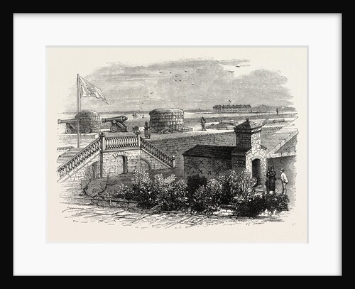 Fort Moultrie, Charleston. With Fort Sumter in the Distance by Anonymous