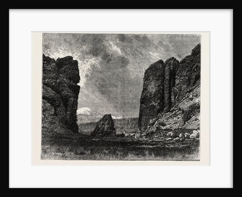 View in Colorado: The Gate of the Garden of the Gods by Anonymous
