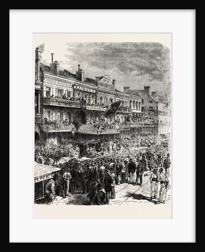 A Street in New Orleans on an Election Day by Anonymous