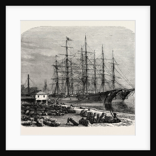 Embarking Cotton at Savannah by Anonymous