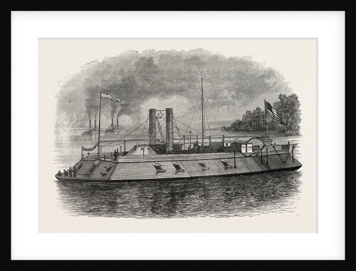 Federal Iron-Clad River Gunboat, American Civil War by Anonymous