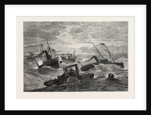 Burnside's Expedition Crossing Hatteras Bar by Anonymous