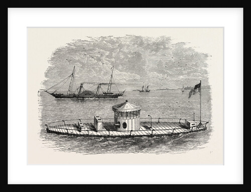 A Monitor, and Blockade-Runner, American Civil War by Anonymous