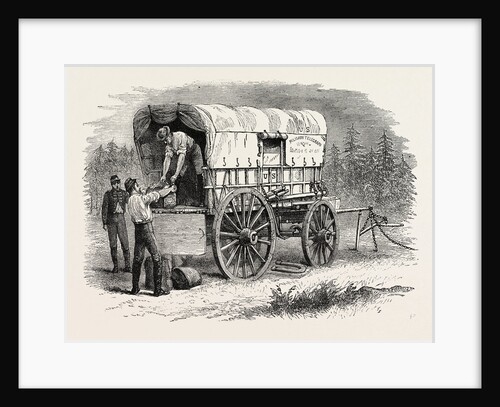 United States Military Telegraph Waggon, American Civil War by Anonymous