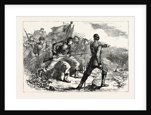 Charge of the Federals at Corinth, American Civil War by Anonymous