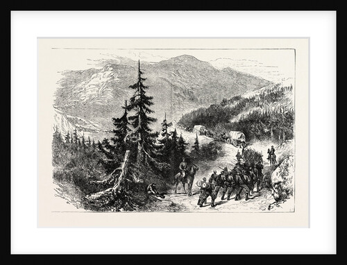 Troops Crossing to the Shenandoah Valley, American Civil War by Anonymous