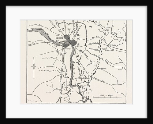 Plan of Richmond and the Surrounding Country by Anonymous