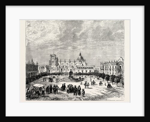 A Plaza in Mexico by Anonymous