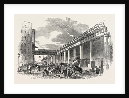 New Iron Railway Viaduct, at Manchester by Anonymous