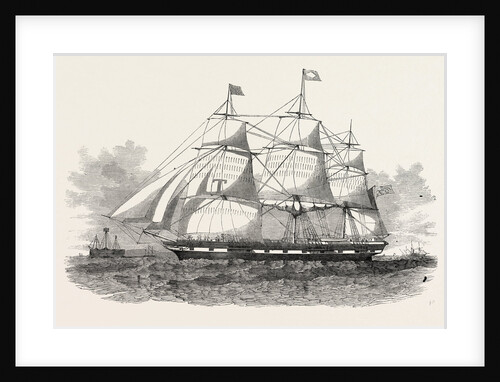 The New Boston Packet-Ship, Daniel Webster by Anonymous