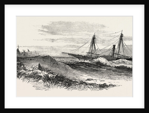 H.M. Steam Vessel Flamer on a Reef South East of Monrovia, Liberia by Anonymous