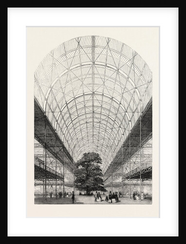 The Great Exhibition, Interior of the Transept of the Crystal Palace, London. View Looking North by Anonymous