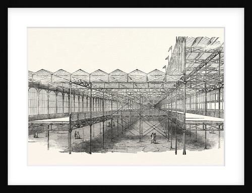 Great Exhibition Building, the Crystal Palace, Sectional View of Galleries, London by Anonymous