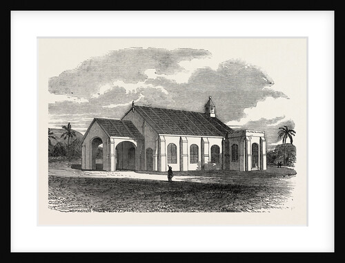 Church Lately Built at Vizianagram, Madras, India by Anonymous