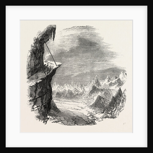 Climbing the Mont Blanc: The Grands Mulets, Evening View, Alps, French Alps, France by Anonymous