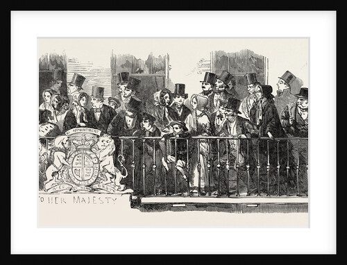 Opening of Parliament: Sketch from the Line of the Royal Procession, London by Anonymous