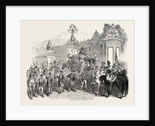 Opening of Parliament: Her Majesty Leaving Buckingham Palace, London by Anonymous