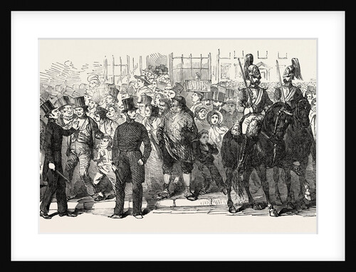 Opening of Parliament: Sketch from the Line of the Royal Procession, London by Anonymous