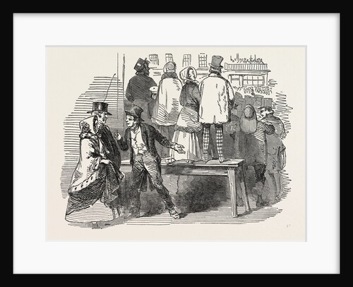 Opening of Parliament: Sketch from the Line of the Procession, Stands to Let, London by Anonymous