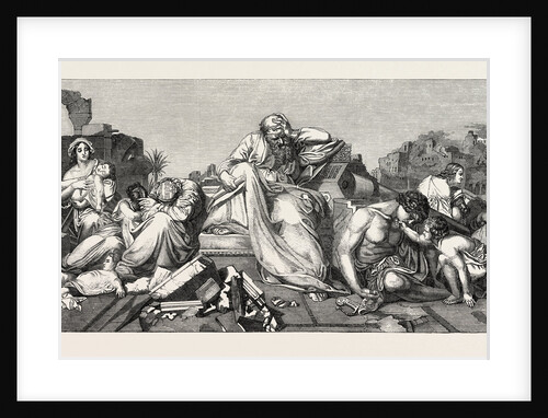 Jeremiah Among the Ruins of Jerusalem by Anonymous