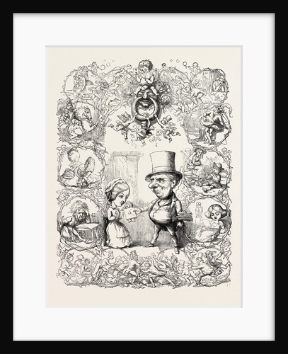 St. Valentine's Day. 1851 Engraving by Anonymous