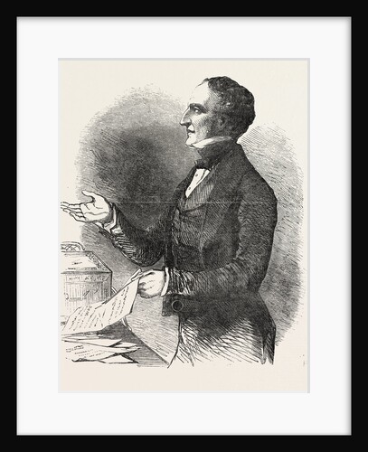 The Chancellor of the Exchequer Introducing the Budget in the House of Commons, London by Anonymous