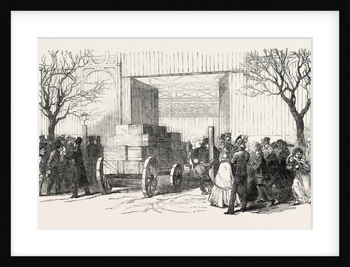 Reception of Goods at the Great Exhibition Building, in Hyde Park, London by Anonymous
