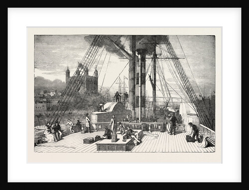 Marshall's Moving Diorama of a Tour Through Europe, Departure of the 'John Bull' Steamer by Anonymous