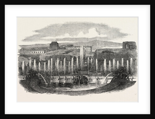 Gambon's Moving Panorama, the Fountains at Versailles Exhibited at the Linwood Gallery, Leicester Square, London by Anonymous