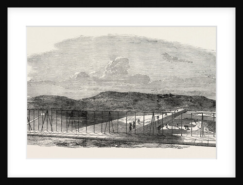 The Jamsetjee Bund, Poonah, Pune, the Sluices Open, India by Anonymous