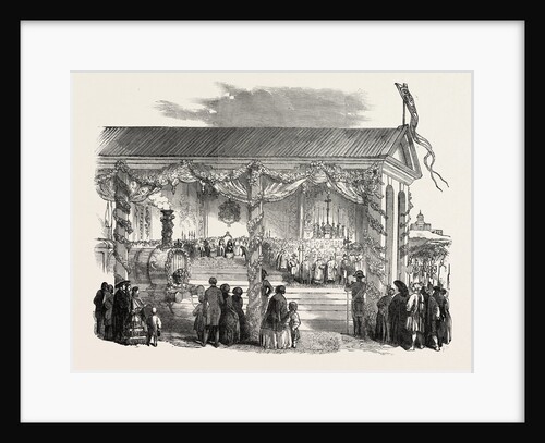 Opening of the Madrid and Aranjuez Railway, Spain by Anonymous
