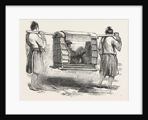 Mode of Travelling in Loo Choo, Chinese Seas, Loo-Choo Islands, Ryukyu Islands by Anonymous