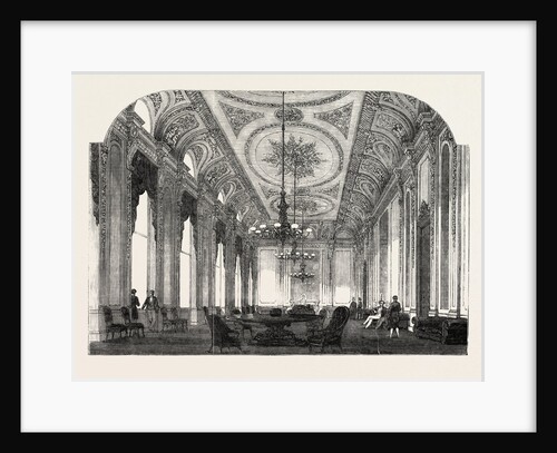 Interior of the Army and Navy Club House, Pall Mall, Morning Room, London by Anonymous
