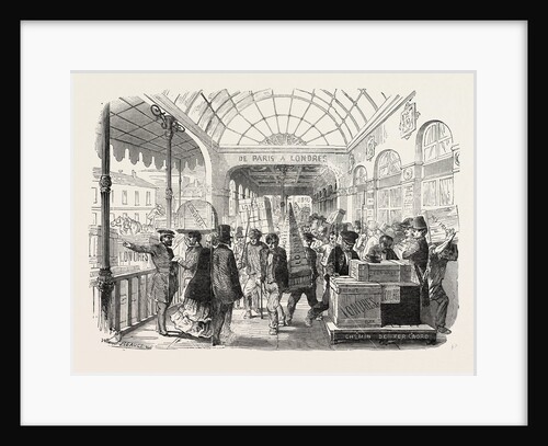Departure of the French Goods by the Great Northern Railway of France, for the Great Exhibition in London by Anonymous