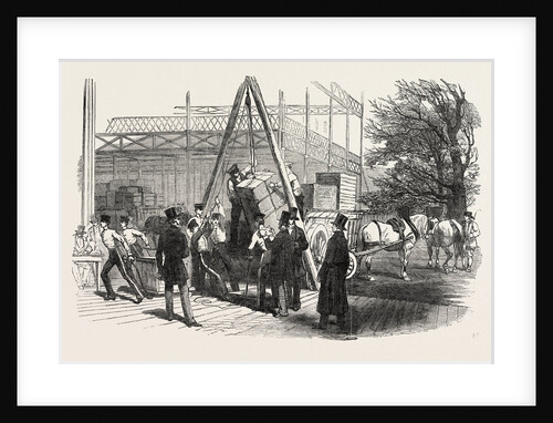 Reception of Goods in the Great Exhibition Building, the Crystal Palace, Hyde Park, London by Anonymous