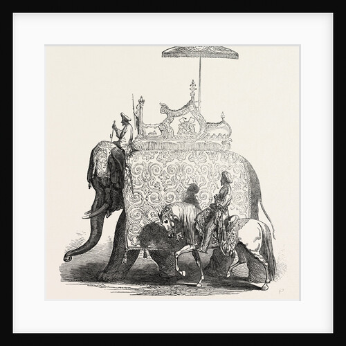 State Howdah, and Elephant by Anonymous