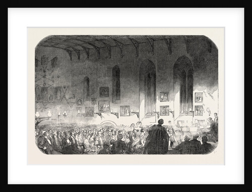 Concert in the Hall of University College, Durham by Anonymous
